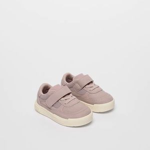 Zara kids purple Velcro sneakers